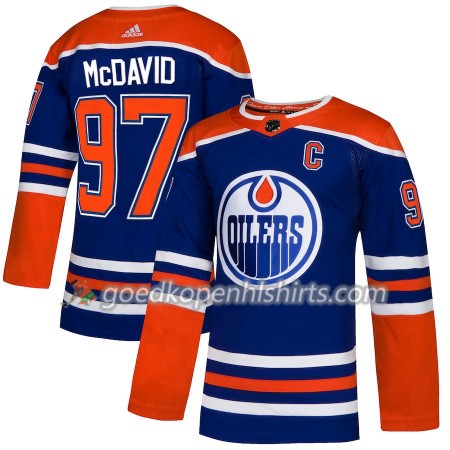 Edmonton Oilers Connor McDavid 97 Adidas 2018-2019 Alternate Authentic Shirt - Mannen